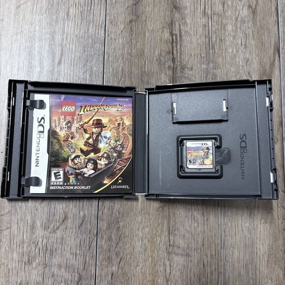 Lego Indiana Jones 2: The‎ Adventure Continues Nintendo DS Game CIB Case Manuals - Picture 2 of 7